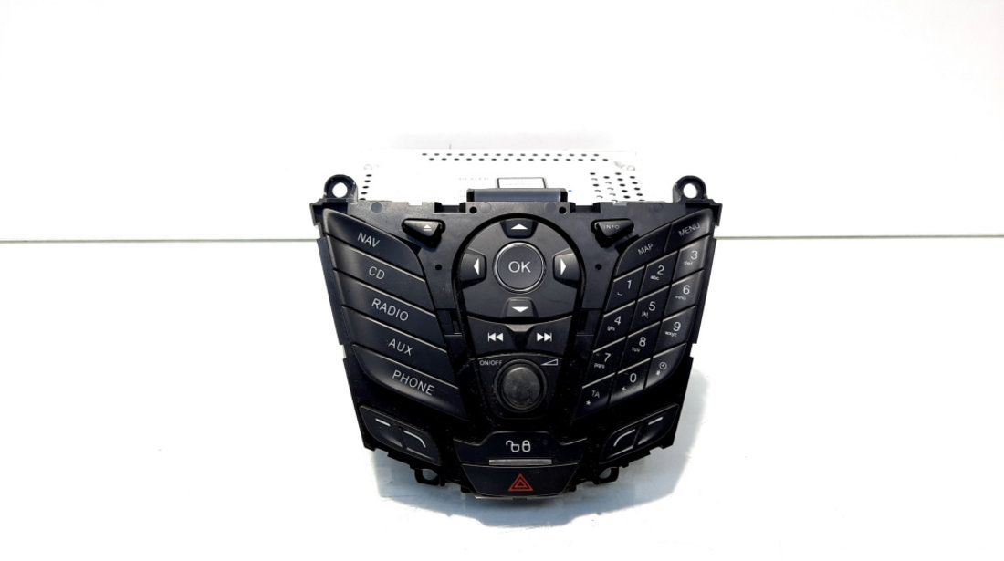 Radio CD cu navigatie si butoane comenzi, cod BM5T-18C815-HG, AM5T-18K811CE, Ford Focus 3 (id:532052)