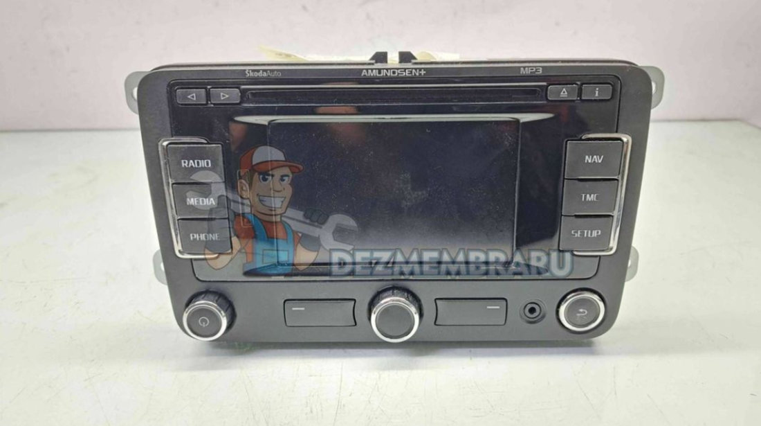 Radio CD cu navigatie Skoda Superb II (3T4) [Fabr 2008-2015] 3T0035192F