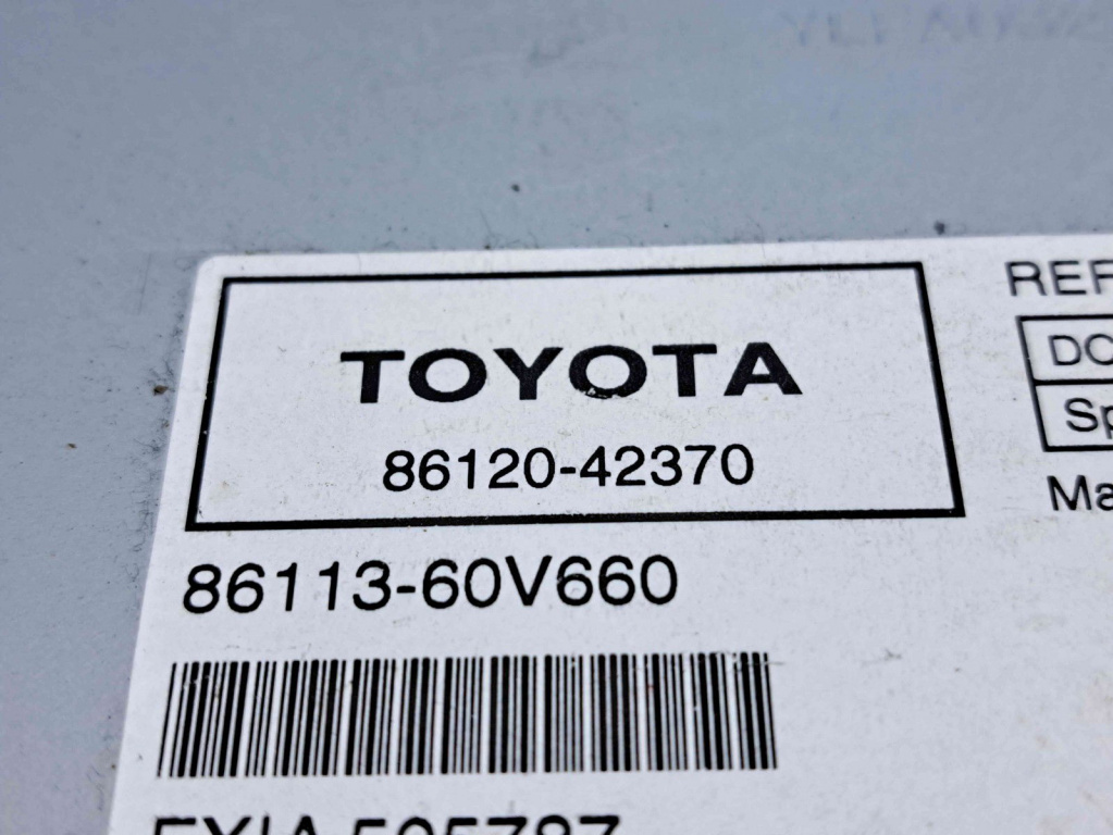 Radio CD cu navigatie Toyota Rav 4 III (ACA3, ACE, ALA3, GSA3, ZSA3) [Fabr 2005-2013] 86120-42370