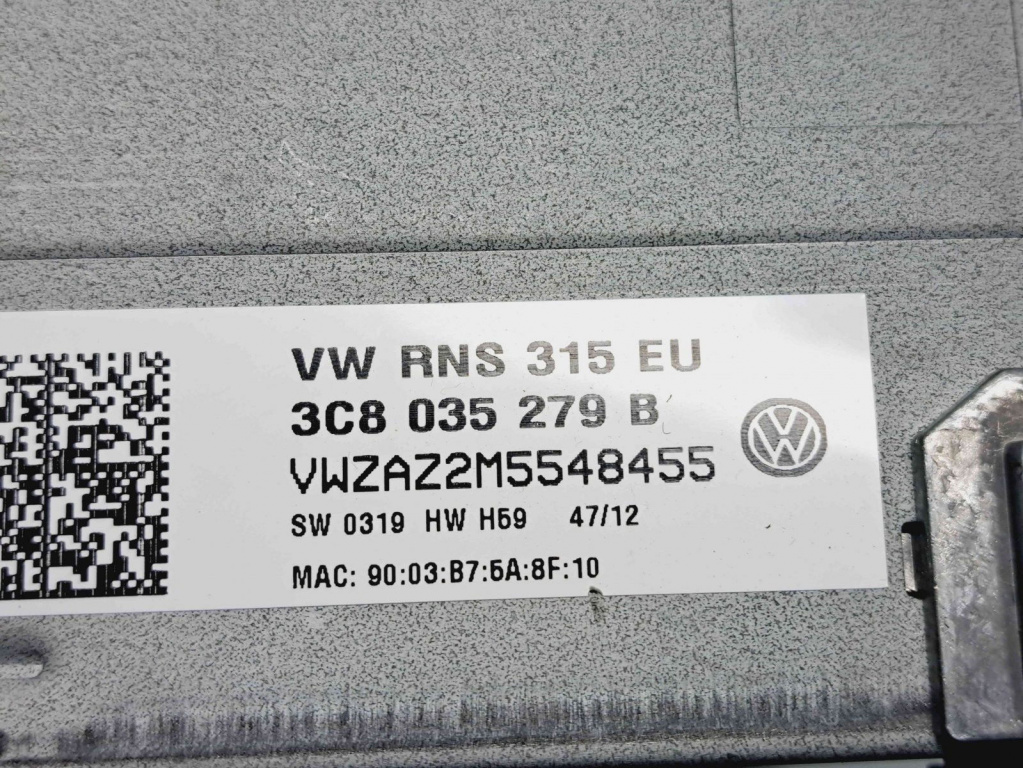 Radio CD cu navigatie Volkswagen Passat B7 (362) [Fabr 2010-2014] 3C8035279B