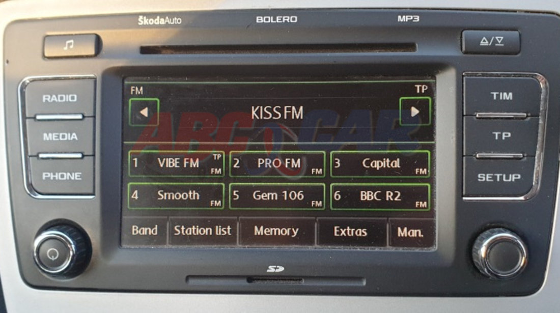 Radio CD cu touchscreen Skoda Octavia 2 (1Z3) 2004-2013