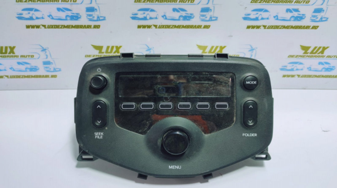 RADIO/CD/DVD/GPS modul casetofon unitate 86120-0h040 861200h040 Toyota Aygo 2 [2014 - 2020]