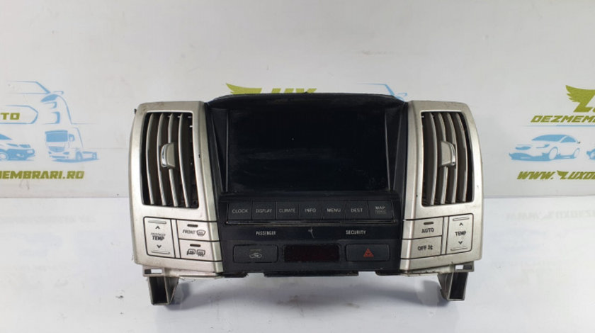 RADIO/CD/DVD/GPS modul casetofon unitate panou clima 86110-48210 8611048210 Lexus RX 2 [facelift] [2005 - 2009]