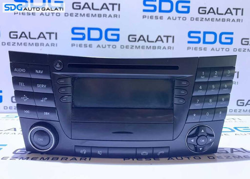 Radio CD DVD Player cu Navigatie Harman Becker Mercedes Benz W211 E Class 2002 - 2009 Cod A211820209...