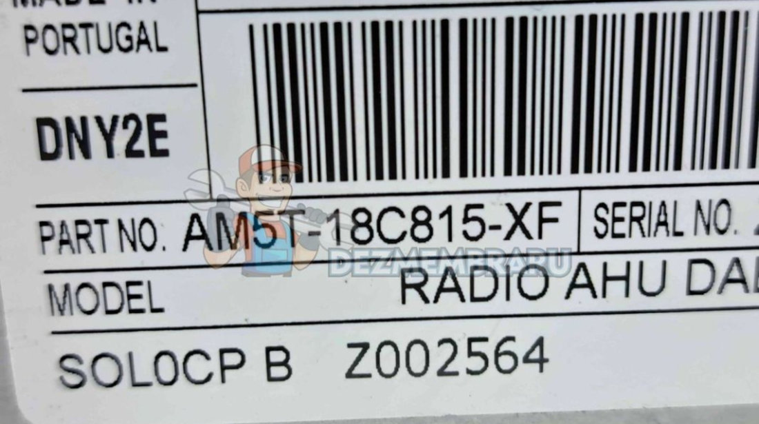 Radio CD Ford C-Max 2 [Fabr 2010-2015] AM5T-18C815-XF