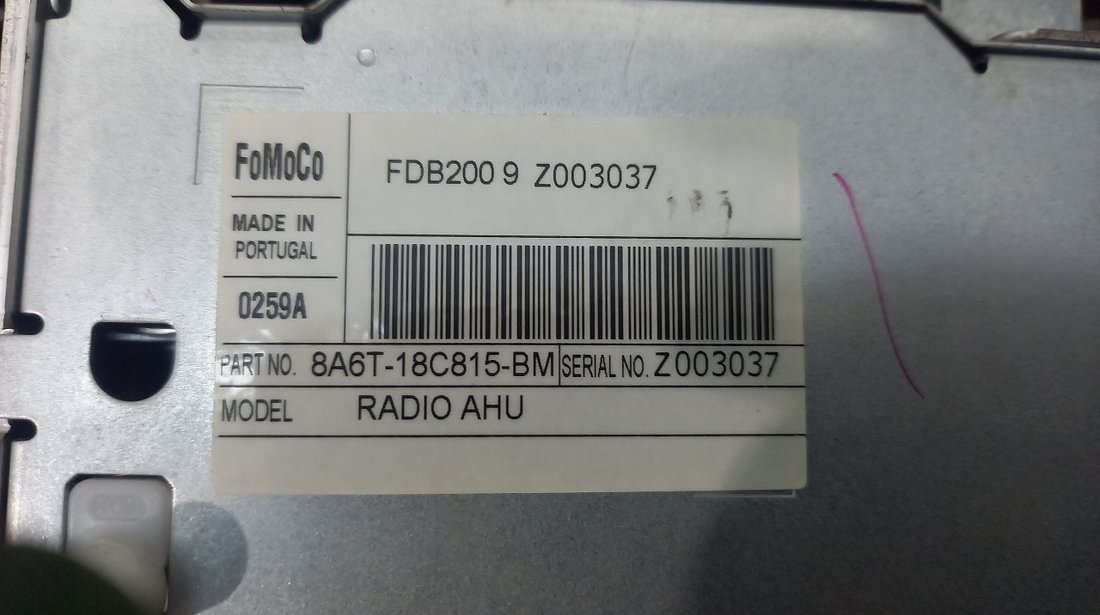 RADIO CD FORD FIESTA FIESTA - (2008 2012)