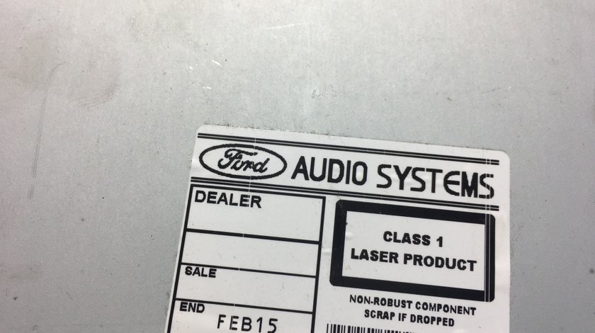 Radio CD Ford Focus 2 2004 - 2011 COD : 7M5T-18C815-BC