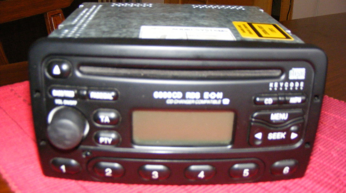 RADIO CD FORD ORIGINAL 6000CD RDS E-O-N