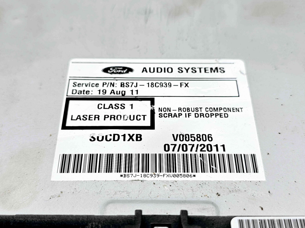 Radio CD Ford S-Max 1 [Fabr 2006-2014] BS7J-18C939-FX