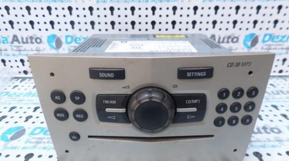 Radio cd GM 13254191, Opel Corsa D, 2006-2012