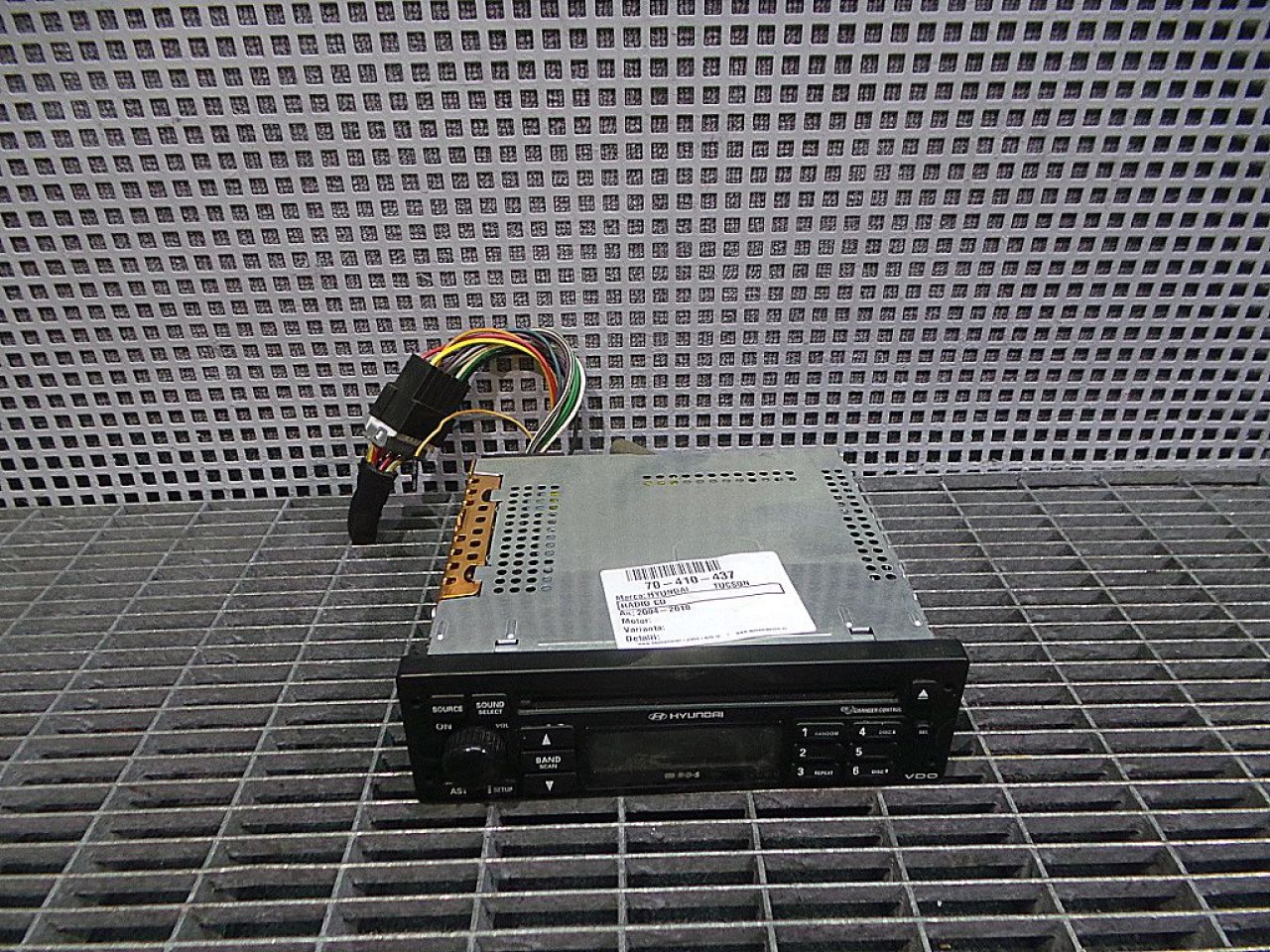 RADIO CD HYUNDAI TUCSON - - (2004 2009)