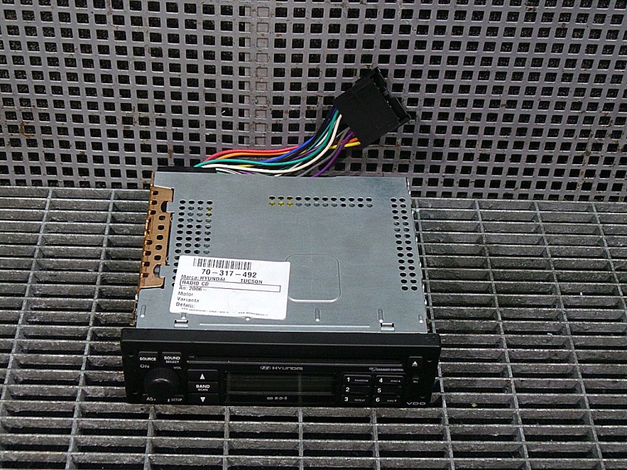 RADIO CD HYUNDAI TUCSON TUCSON - - (2004 2009)
