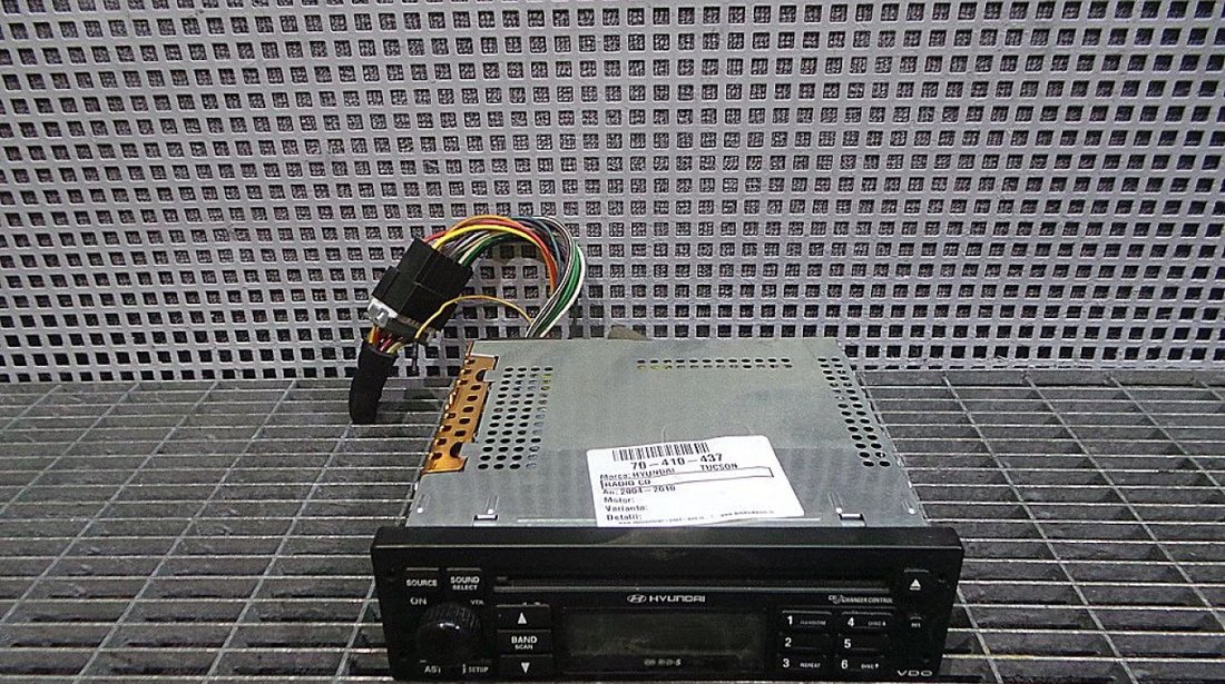 RADIO CD HYUNDAI TUCSON TUCSON - (2004 2009)