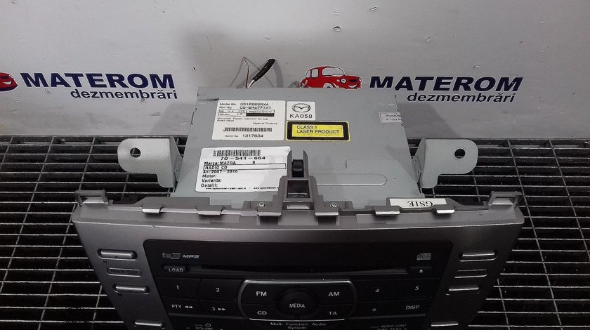 RADIO CD MAZDA 6 6 - (2007 2012)