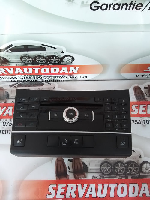 Radio CD Mercedes-Benz E-Class (2010->) [A207] 2.2 Motorina 2012, A2129003908 / A2129018102 / A21290...