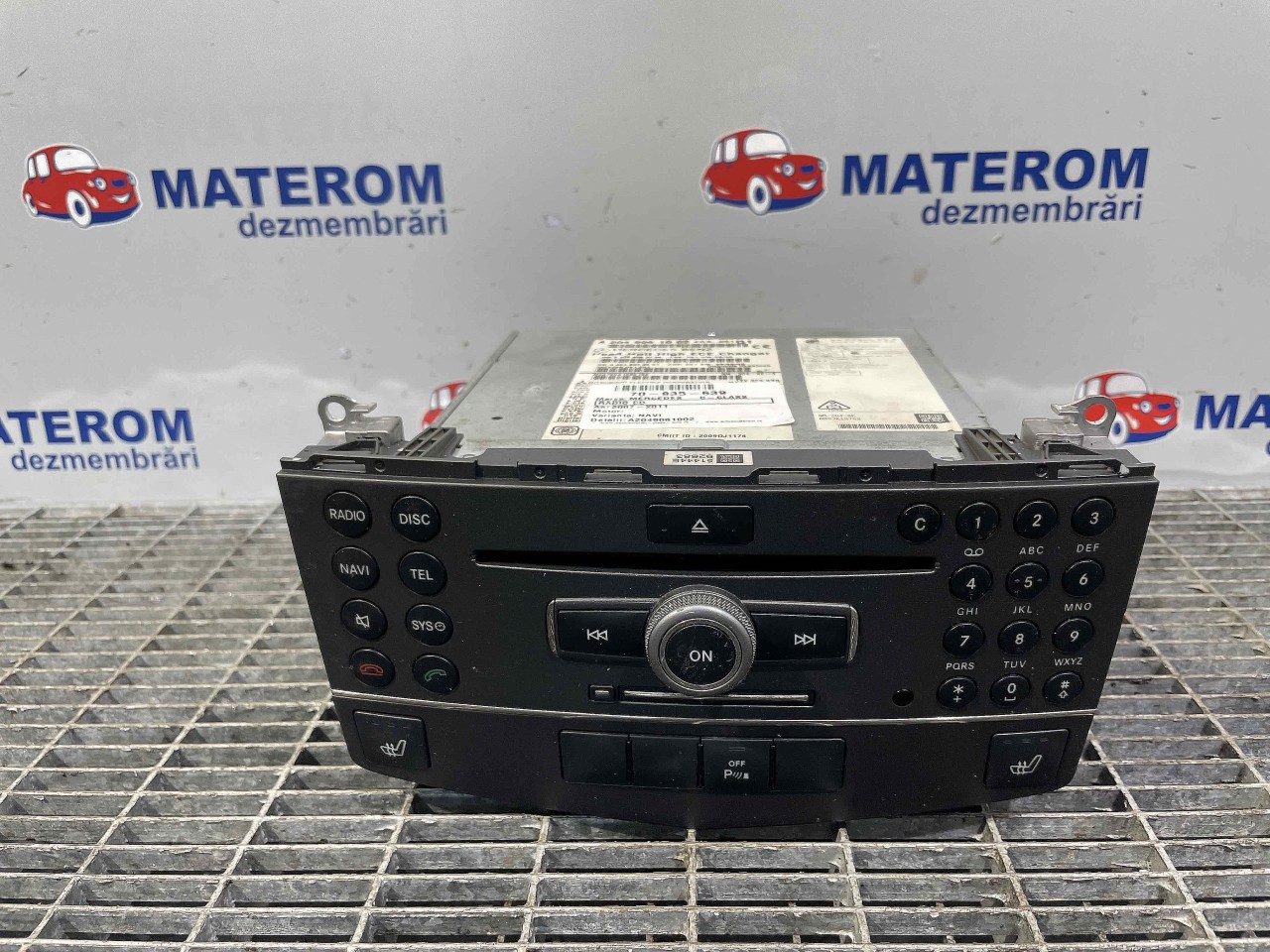 RADIO CD MERCEDES C-CLASS - - (2007 2011)