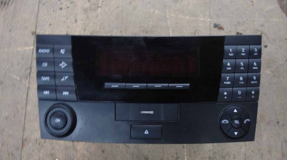 Radio cd mercedes e class w211 an 2002 2007