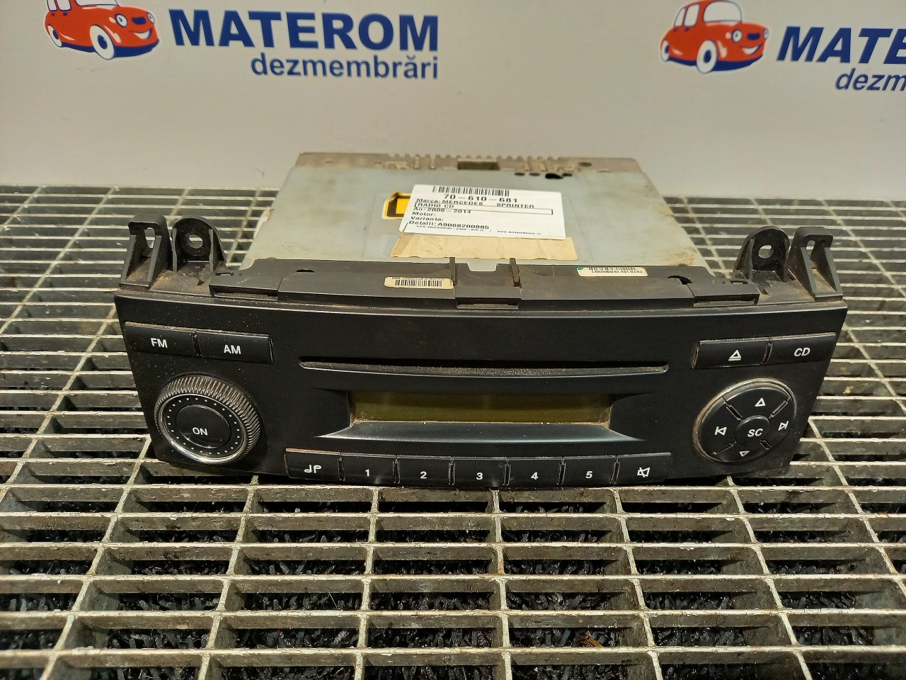 RADIO CD MERCEDES SPRINTER SPRINTER - - (2006 2014)