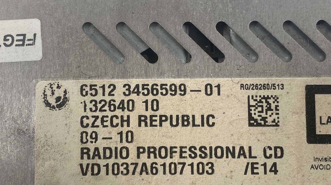 RADIO CD MINI COOPER COOPER - (2006 2010)