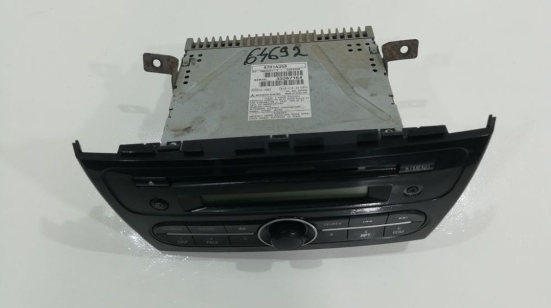 Radio CD Mitsubishi Space Star An 2011 201 22013 2014 2015 cod 33267164 / 8701A358