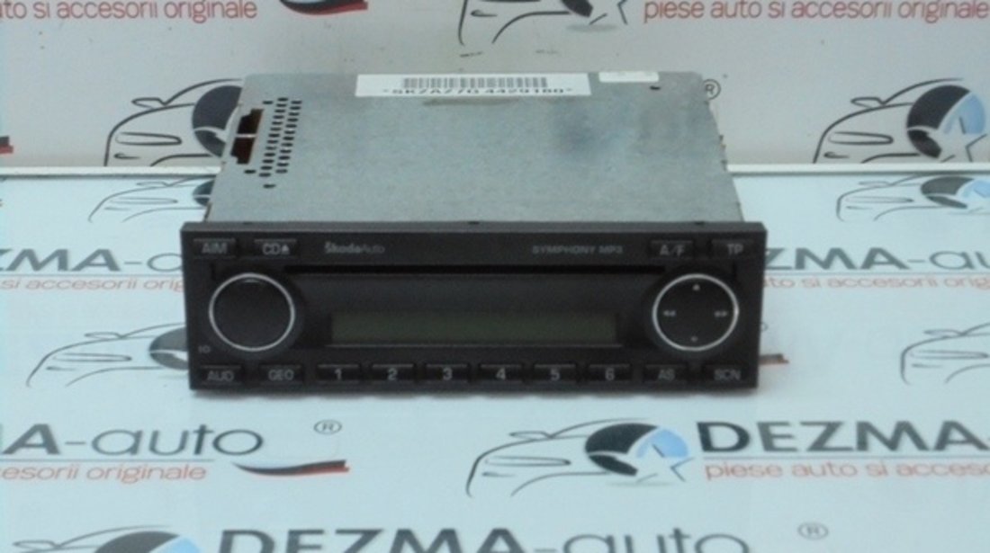 Radio cd mp3, 1U0035156F, Skoda Superb (3U4) (id:239250)