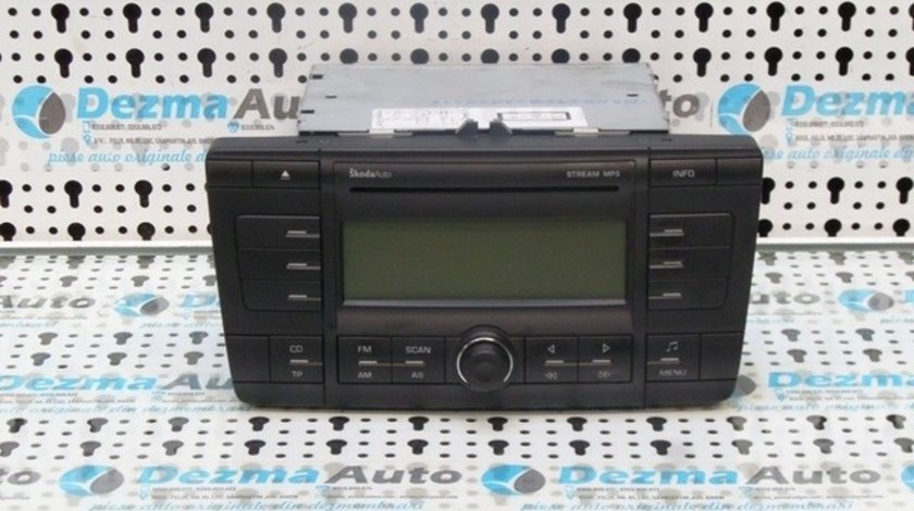 Radio CD MP3 1Z0035161C, Skoda Octavia 2 Combi (1Z5), (id:181399)