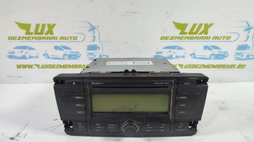 Radio cd mp3 player 1Z0035161C VP6SBF-18C815-BA Skoda Octavia 2 [2004 - 2008]