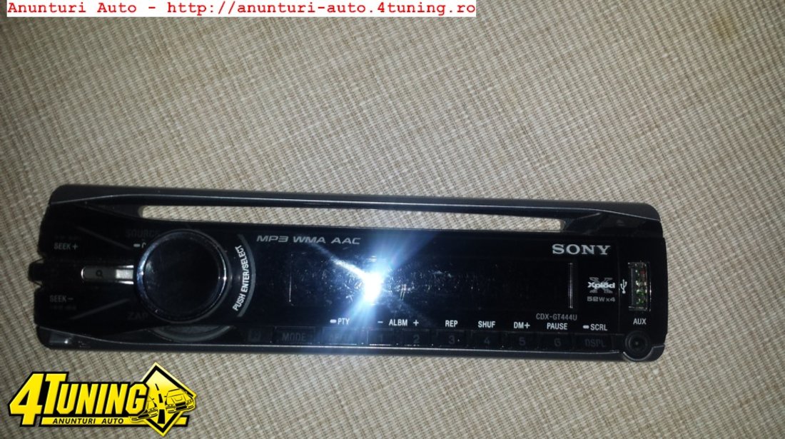 Radio CD MP3 Player auto SONY CDX GT444U USB