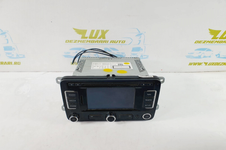 Radio cd mp3 player cu navigatie 3c0035270b Volkswagen VW Golf 6 [2008 - 2015]