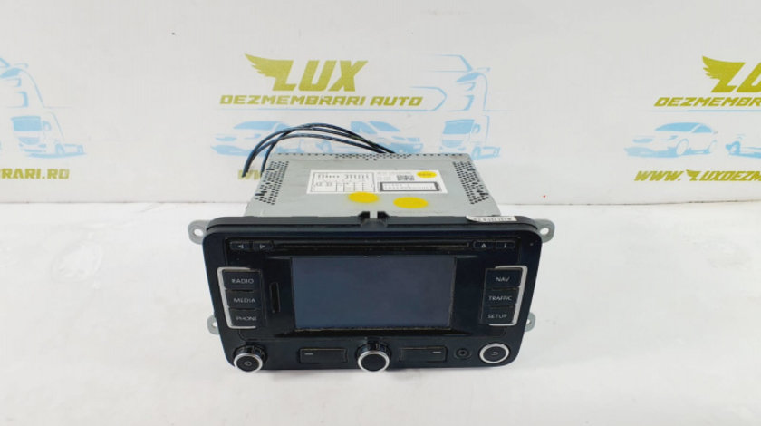 Radio cd mp3 player cu navigatie 3c0035270b Volkswagen VW Golf 6 [2008 - 2015]