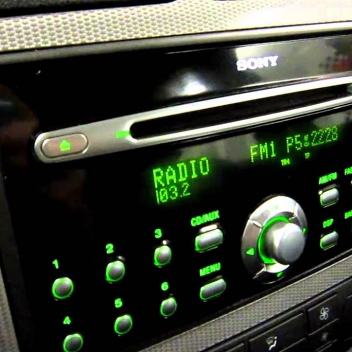 Radio cd mp3 player ford sony radio cd mp3 player ford sony