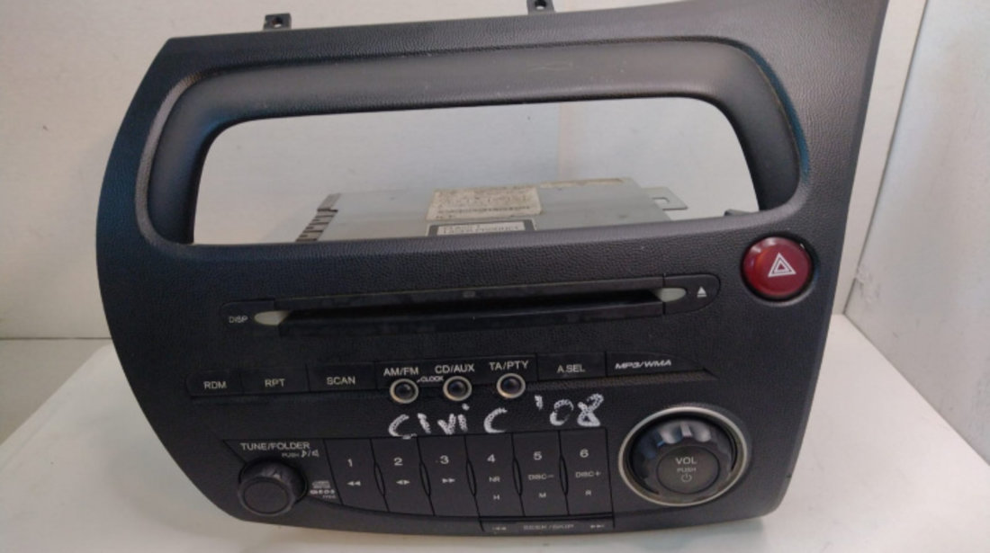 Radio Cd Mp3 Player Honda Civic 39100-SMG-E016-M1 CQ-MH5678G 39100-SMG-E016-M1 CQ-MH5678G Honda Civic 8 [2005 - 2008]