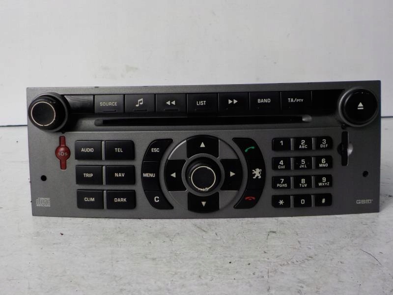 Radio CD MP3 player Peugeot 407 an 2004 - 2018 cod 96565708YW