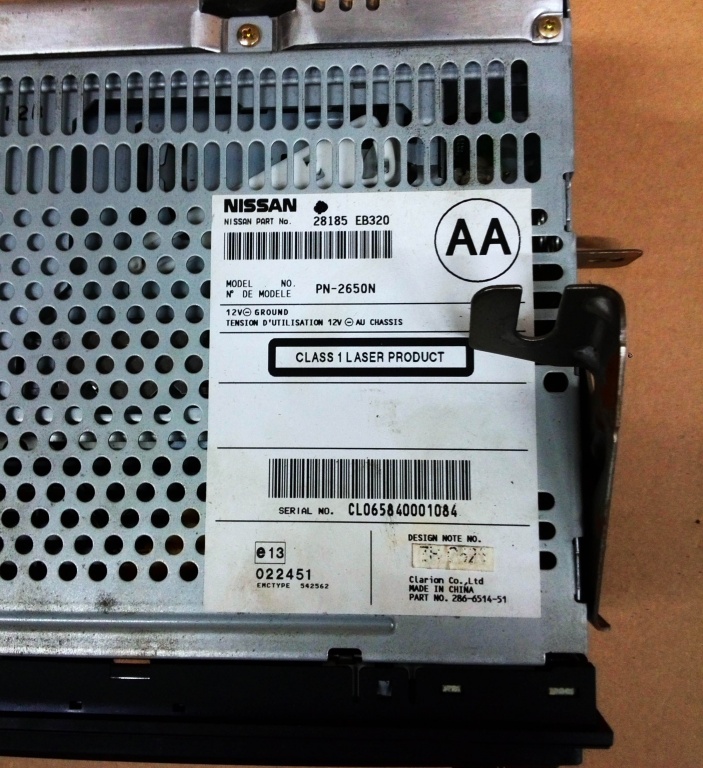 RADIO CD + NISSAN PATHFINDER NAVARA D40 2006 2007 2008 2009