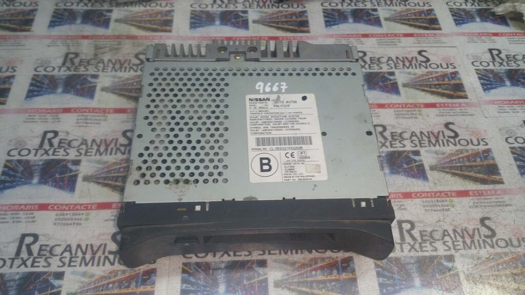 RADIO CD NISSAN PRIMERA PN-1721F / PN 1721F / PN1721F / 28113 AV700 / 28113AV700PN-1721F / PN 1721F / PN1721F / 28113 AV700 / 28113AV700