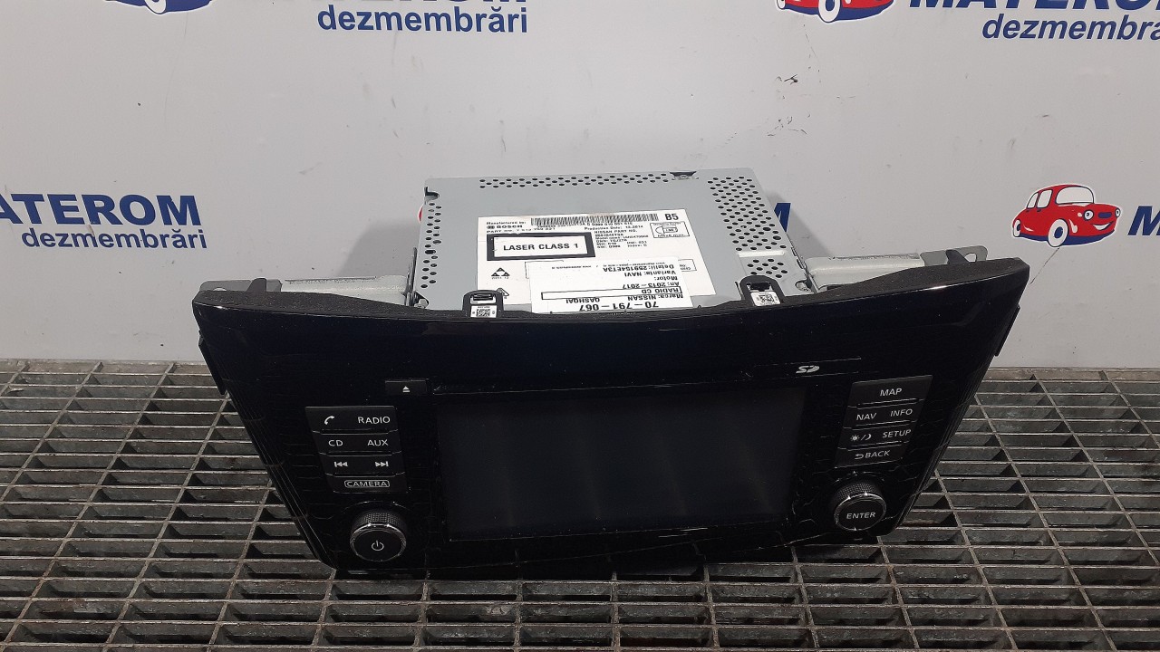 RADIO CD NISSAN QASHQAI - - (2013 2017)