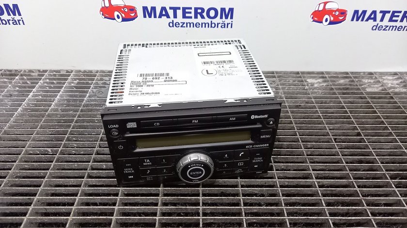 RADIO CD NISSAN QASHQAI QASHQAI - (2006 2010)