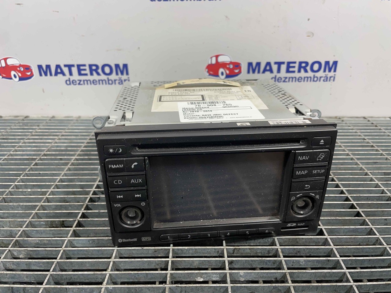 RADIO CD NISSAN QASHQAI QASHQAI - - (2010 2014)