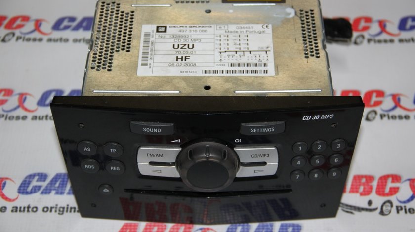 Radio CD Opel Corsa D cod: 497316088 model 2010