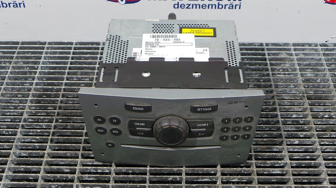 RADIO CD OPEL CORSA D CORSA D - (2006 2011)