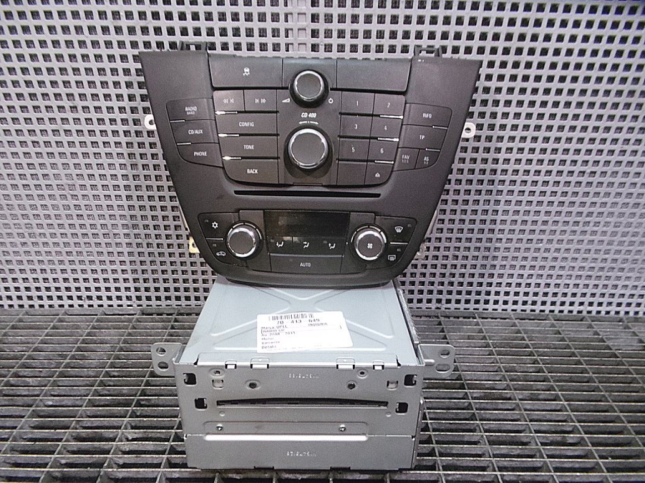 RADIO CD OPEL INSIGNIA INSIGNIA - - (2008 2013)