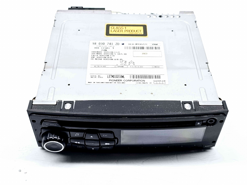Radio CD Peugeot 208 [Fabr 2012-2024] 98030741ZD