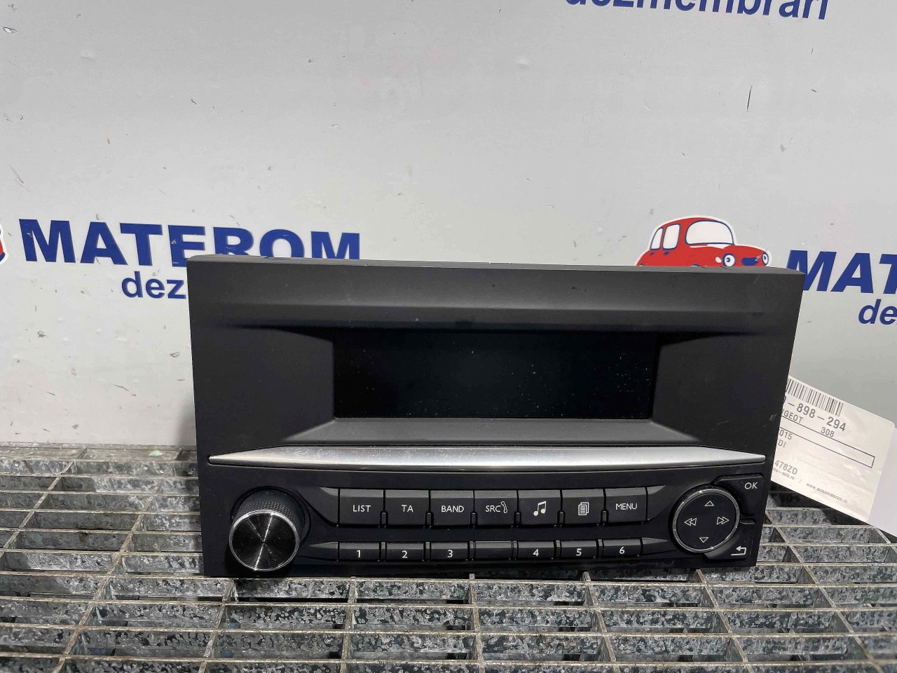RADIO CD PEUGEOT 308 1.6 HDI - (2012 201