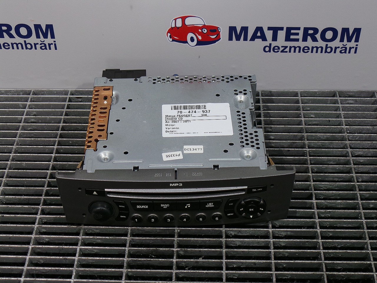 RADIO CD PEUGEOT 308 - - (2007 2011)