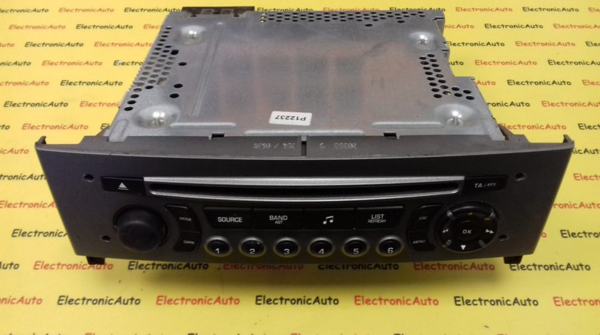 Radio CD Peugeot 308, 96662671XH (6WK5)