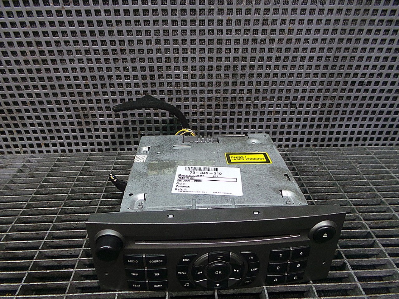 RADIO CD PEUGEOT 407 407 - - (2004 2008)