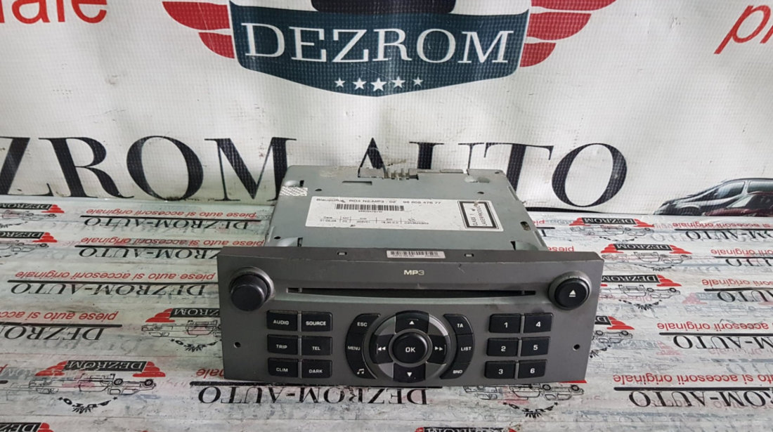 Radio CD Peugeot 407 cod 9660647677