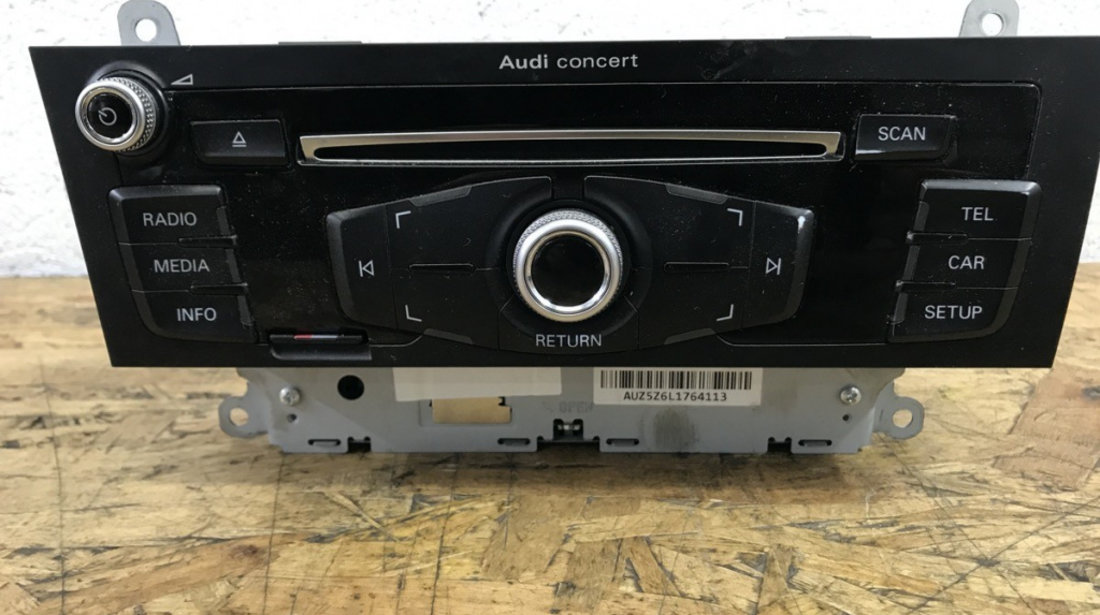 Radio cd player Audi A4 Av. qu. 2,0 TDI A4 sedan 2013 (8R1035186F)
