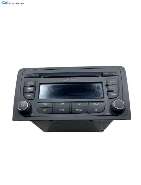 Radio CD Player Audi Concert Fara Safe Code Audi A3 8P 2004 - 2013 Cod 8P0035186P 7647026380 [B3813]