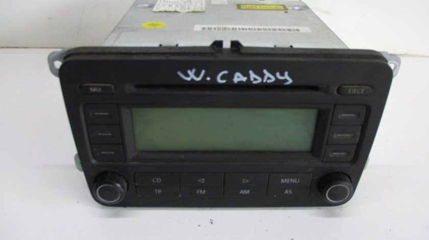 RADIO / CD PLAYER AUTO BLAUPUNKT COD 1K0035186L / 7643221360 VW CADDY 3 FAB. 2004 - 2010 ⭐⭐⭐⭐⭐